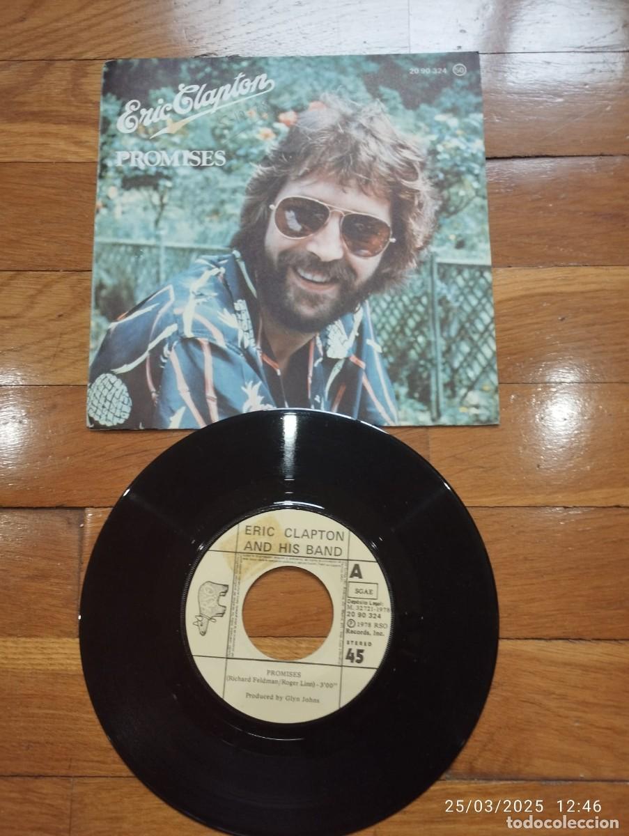 Discos de vinilo: SINGLE - ERIC CLAPTON - PROMISES - 1978 - Foto 1