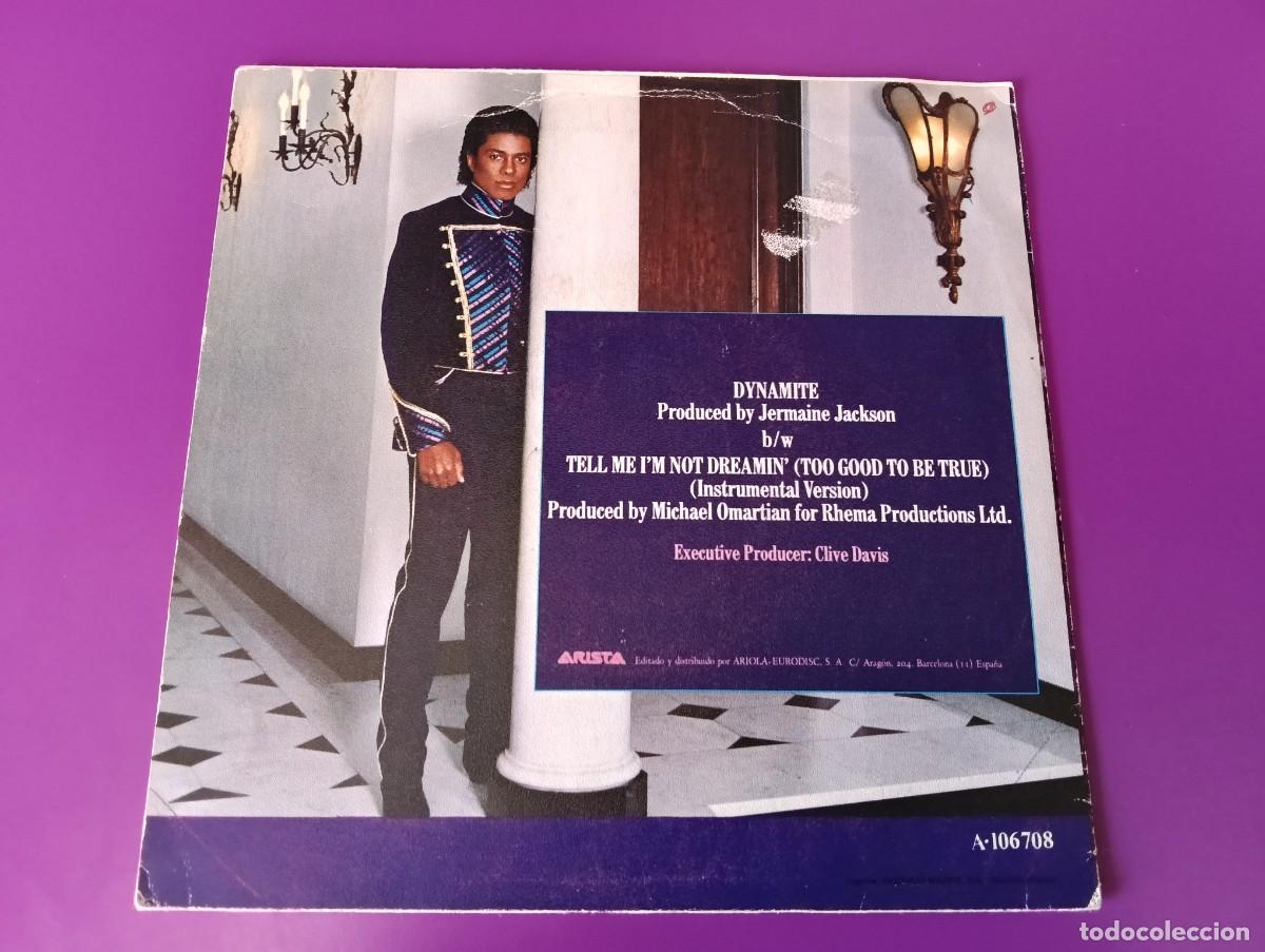 Discos de vinilo: Single Jermaine Jackson - Dynamite (Michael Jackson) - Foto 2