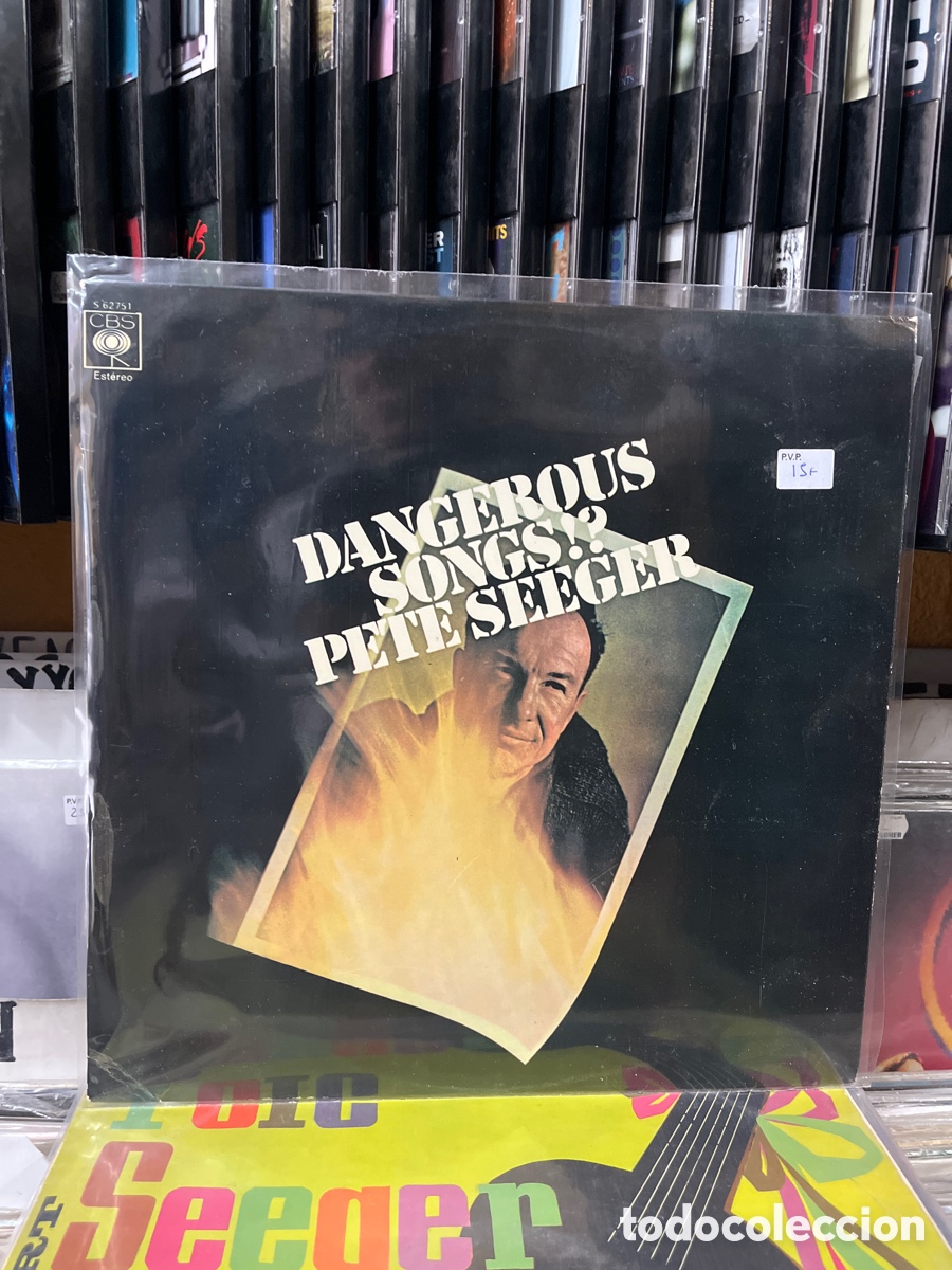 Discos de vinilo: dangerous songs pete seeger - Foto 1