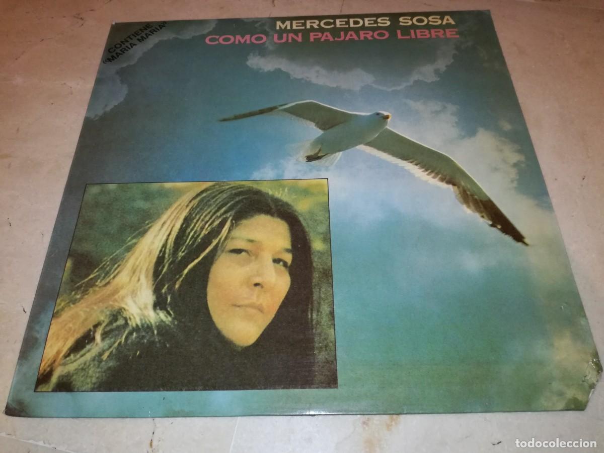 Disques de vinyle: MERCEDES SOSA-COMO UN PAJARO LIBRE-ORIGINAL 1983-VINILO EN MUY BUEN ESTADO