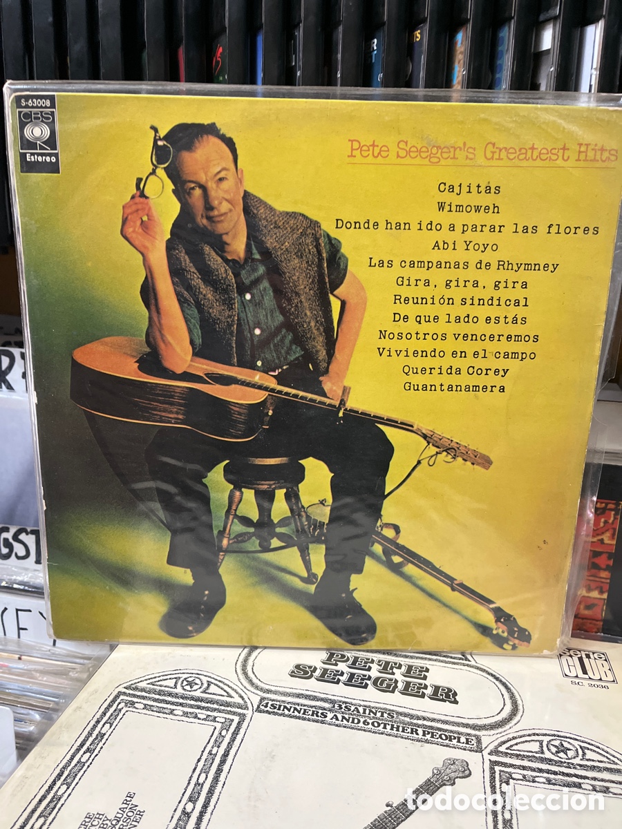 Discos de vinilo: pete seeger greatest hits - Foto 1