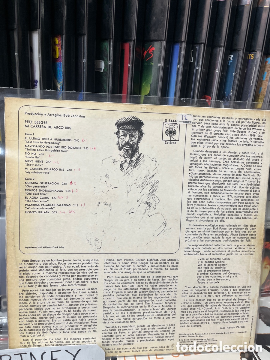 Discos de vinilo: pete seeger rainbow race - Foto 2