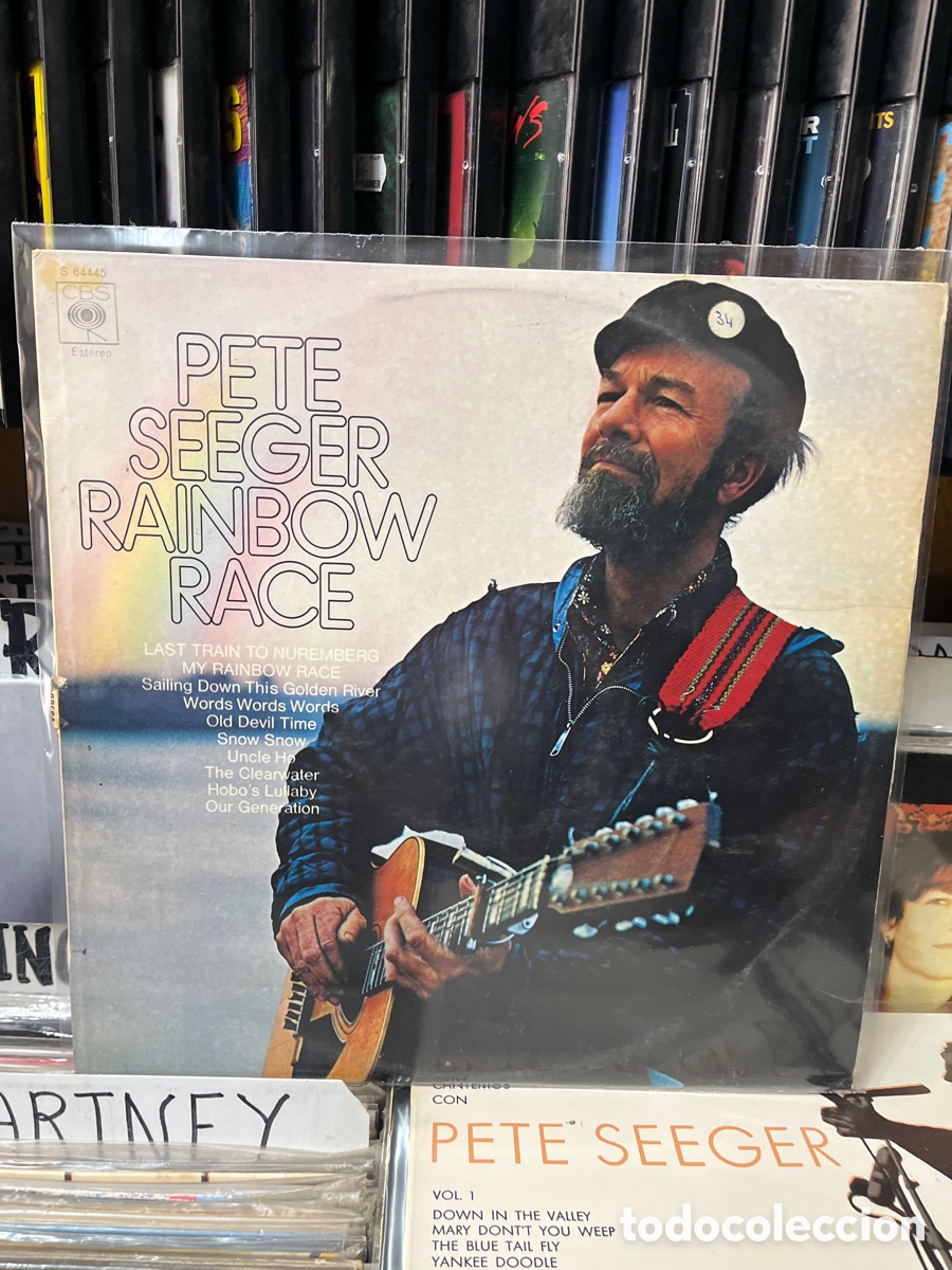 Discos de vinilo: pete seeger rainbow race - Foto 1