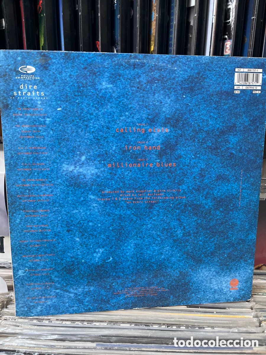 Discos de vinilo: dir&eacute; straits calling elvis - Foto 2