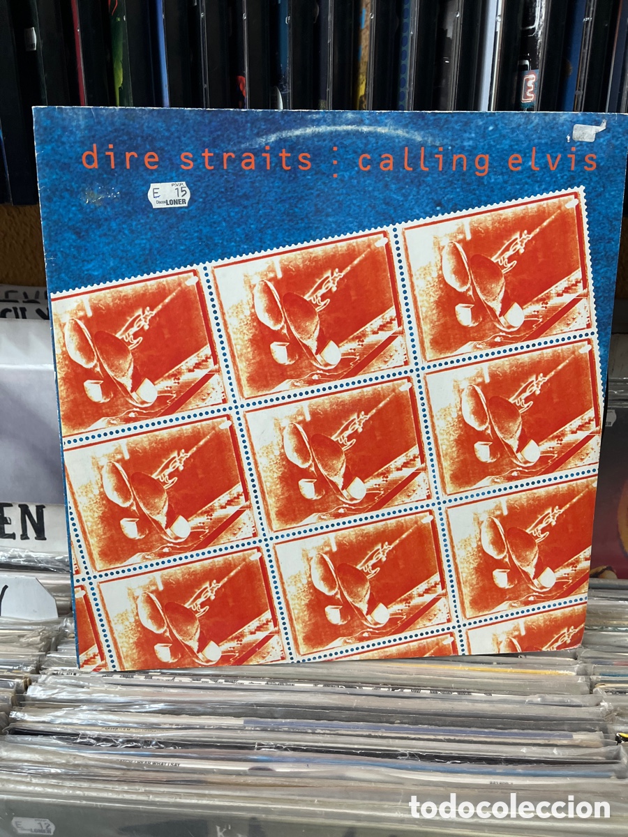 Discos de vinilo: dir&eacute; straits calling elvis - Foto 1
