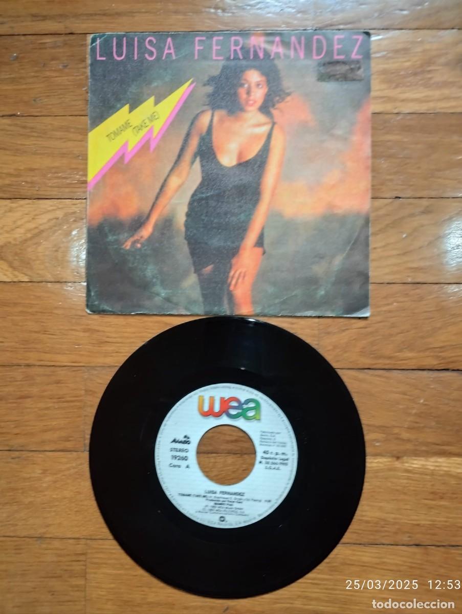 Discos de vinilo: SINGLE - LUISA FERNANDEZ - TOMAME - 1982 - Foto 1