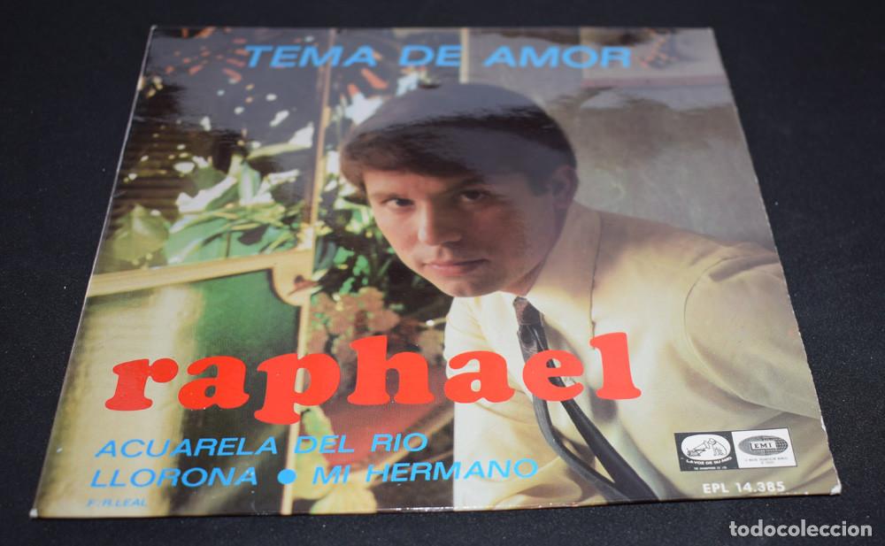 Discos de vinilo: RAPHAEL - TEMA DE AMOR - EP DE 1967 - Foto 1