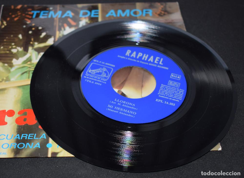 Discos de vinilo: RAPHAEL - TEMA DE AMOR - EP DE 1967 - Foto 4