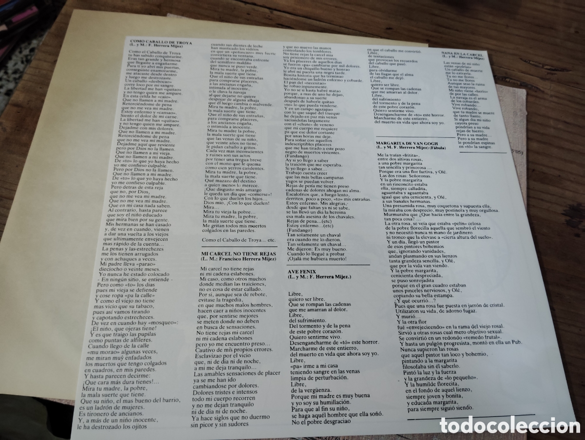 Discos de vinilo: PACO HERRERA - COMO CABALLO SE TROYA , 1988 - Foto 3