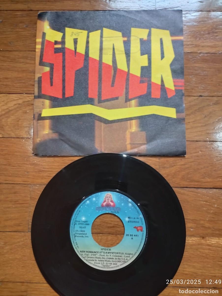Discos de vinilo: SINGLE - SPIDER - NEW ROMANCE ITS AMYSTCRY - 1980 - Foto 1
