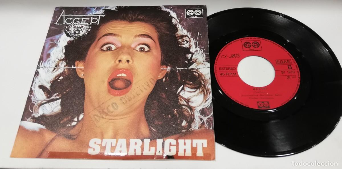 Discos de vinilo: MOSTRADOR-Accept - Starlight (7&rdquo;, Single, Promo) - Foto 1