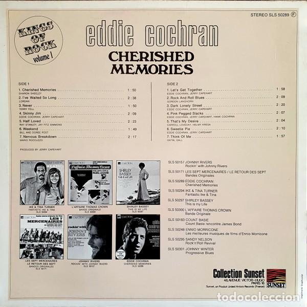Discos de vinilo: Eddie Cochran Cherished Memories LP - Foto 2