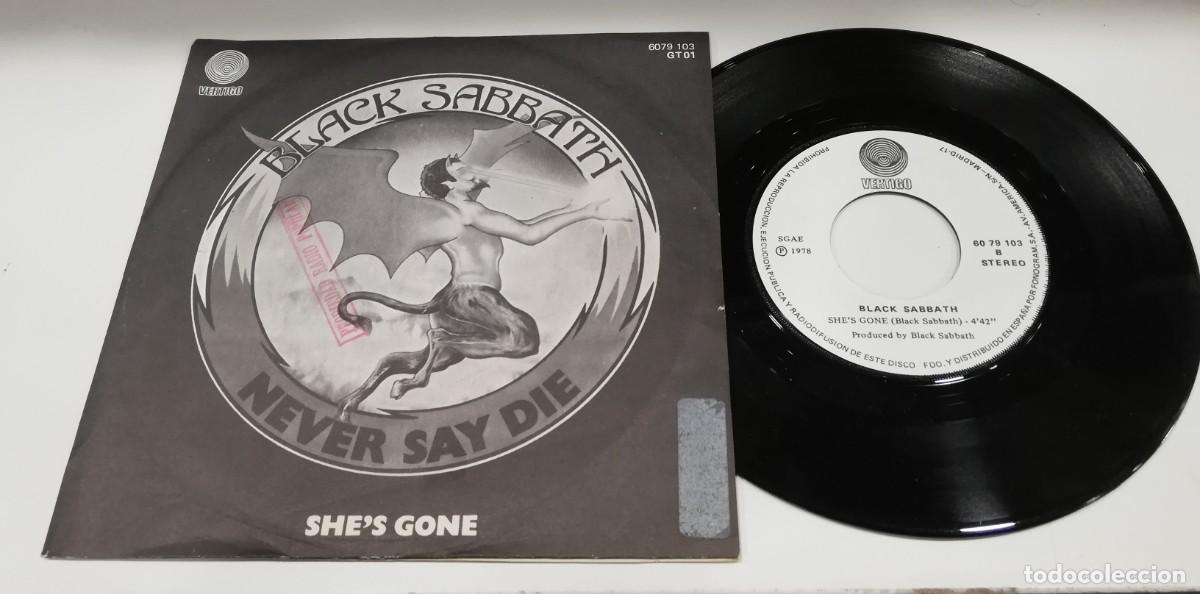 Discos de vinilo: MOSTRADOR-Black Sabbath - Never Say Die (7&rdquo;, Single) - Foto 1