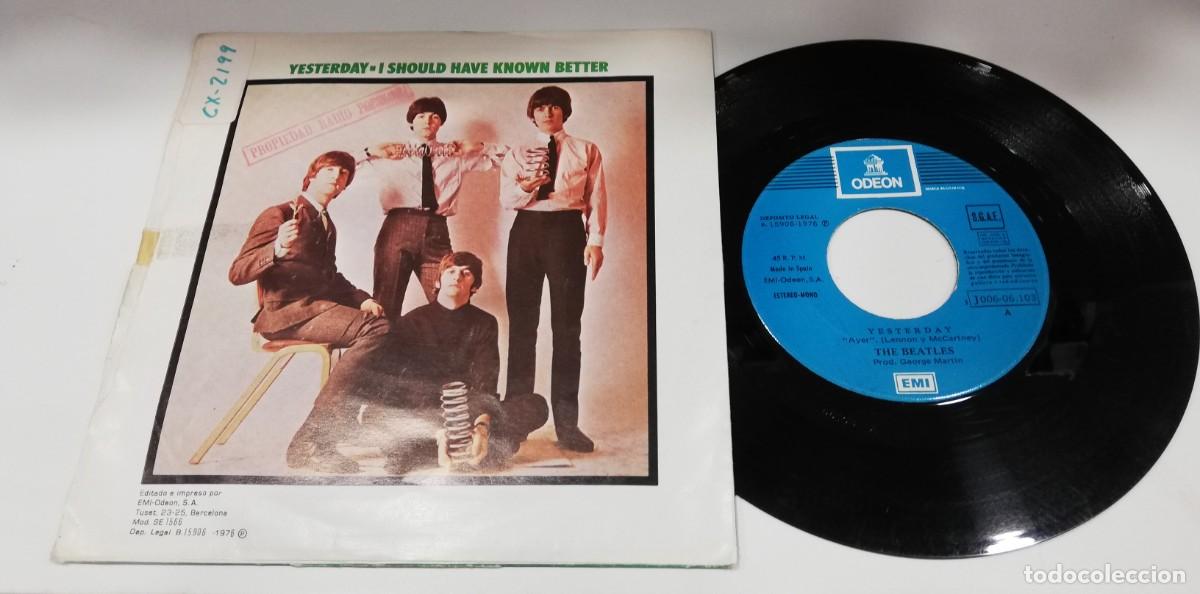 Discos de vinilo: MOSTRADOR-The Beatles - Yesterday (7&rdquo;, Single) - Foto 2