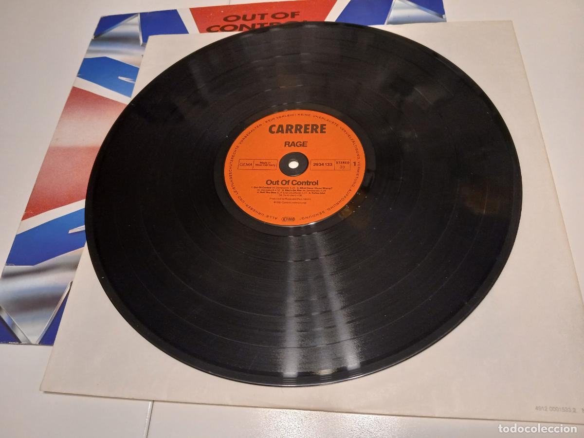 Discos de vinilo: RAGE -OUT OF CONTROL- (1981) LP DISCO VINILO - Foto 6