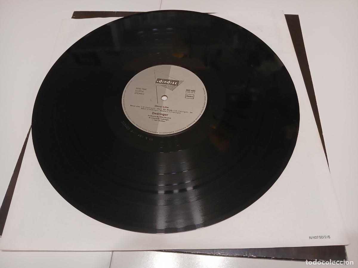 Discos de vinilo: DEDRINGER -DIRECT LINE- (1981) LP DISCO VINILO - Foto 5