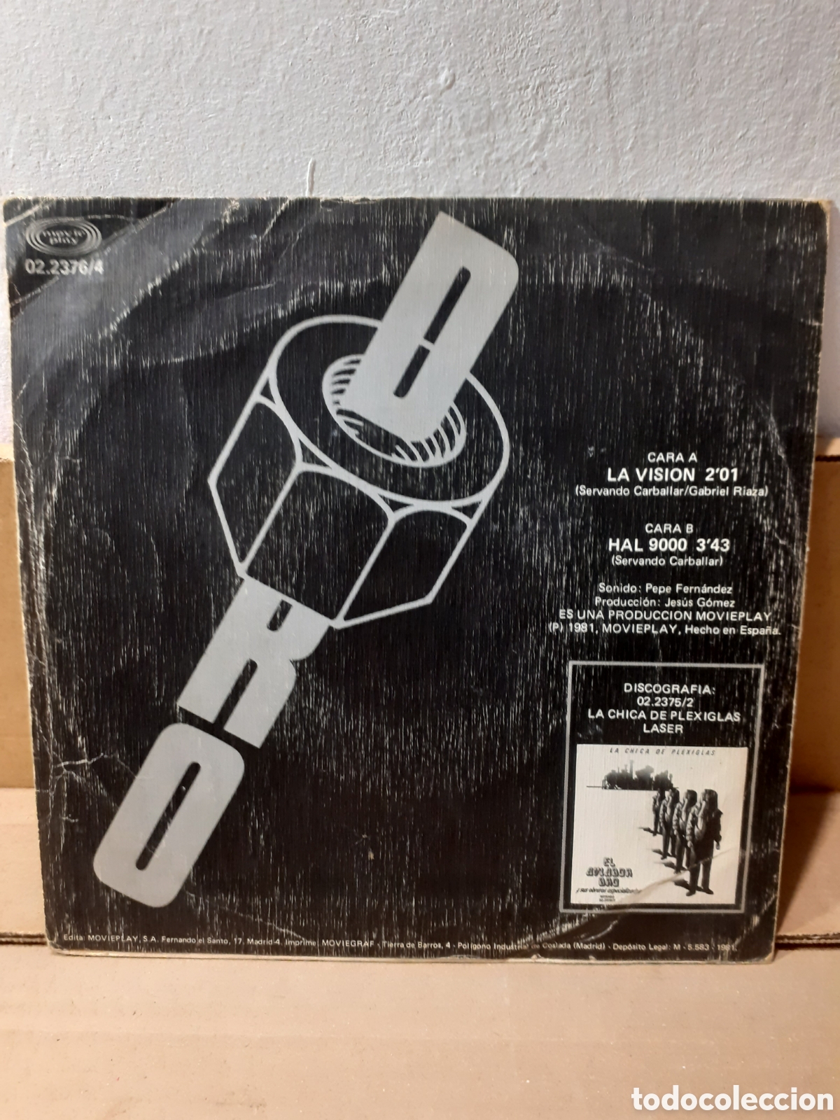 Discos de vinilo: Aviador Dro. La visi&oacute;n. 1981. - Foto 2