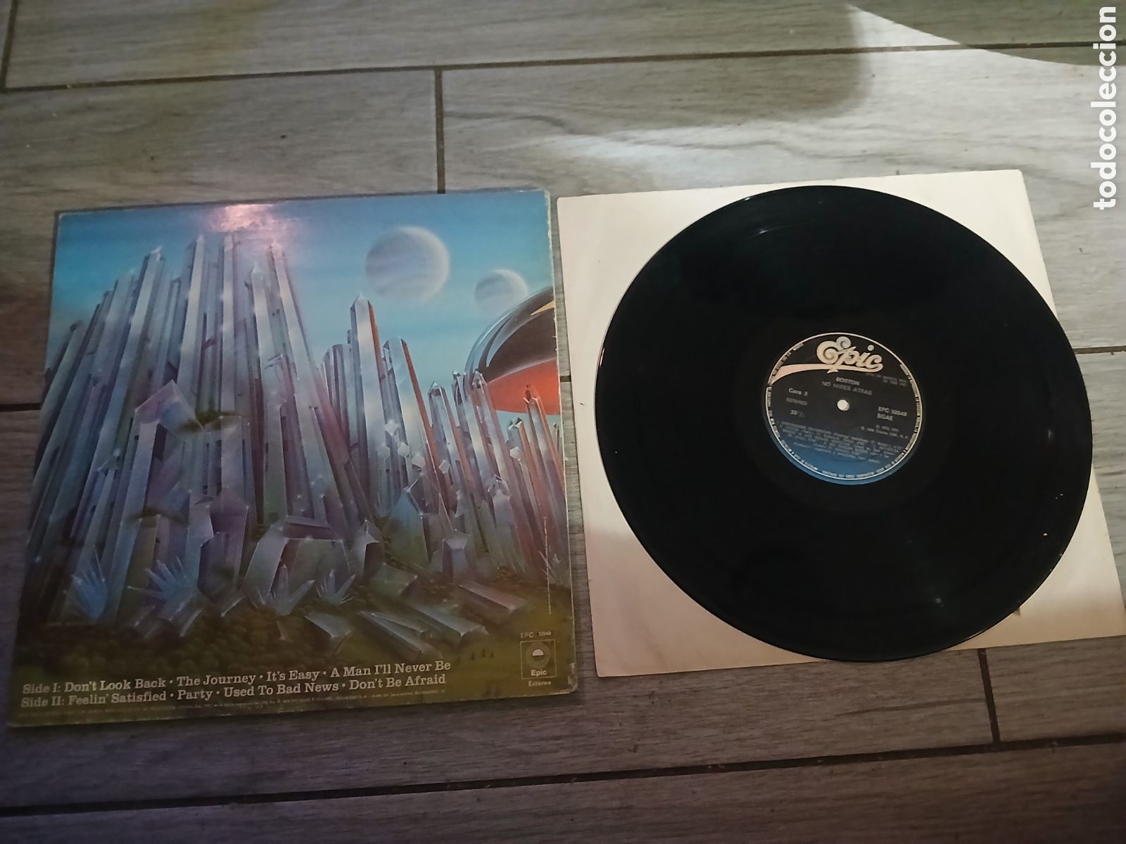 Discos de vinilo: BOSTON - NO MIRES ATRAS - SPAIN - EPIC - GATEFOLD - L - - Foto 3