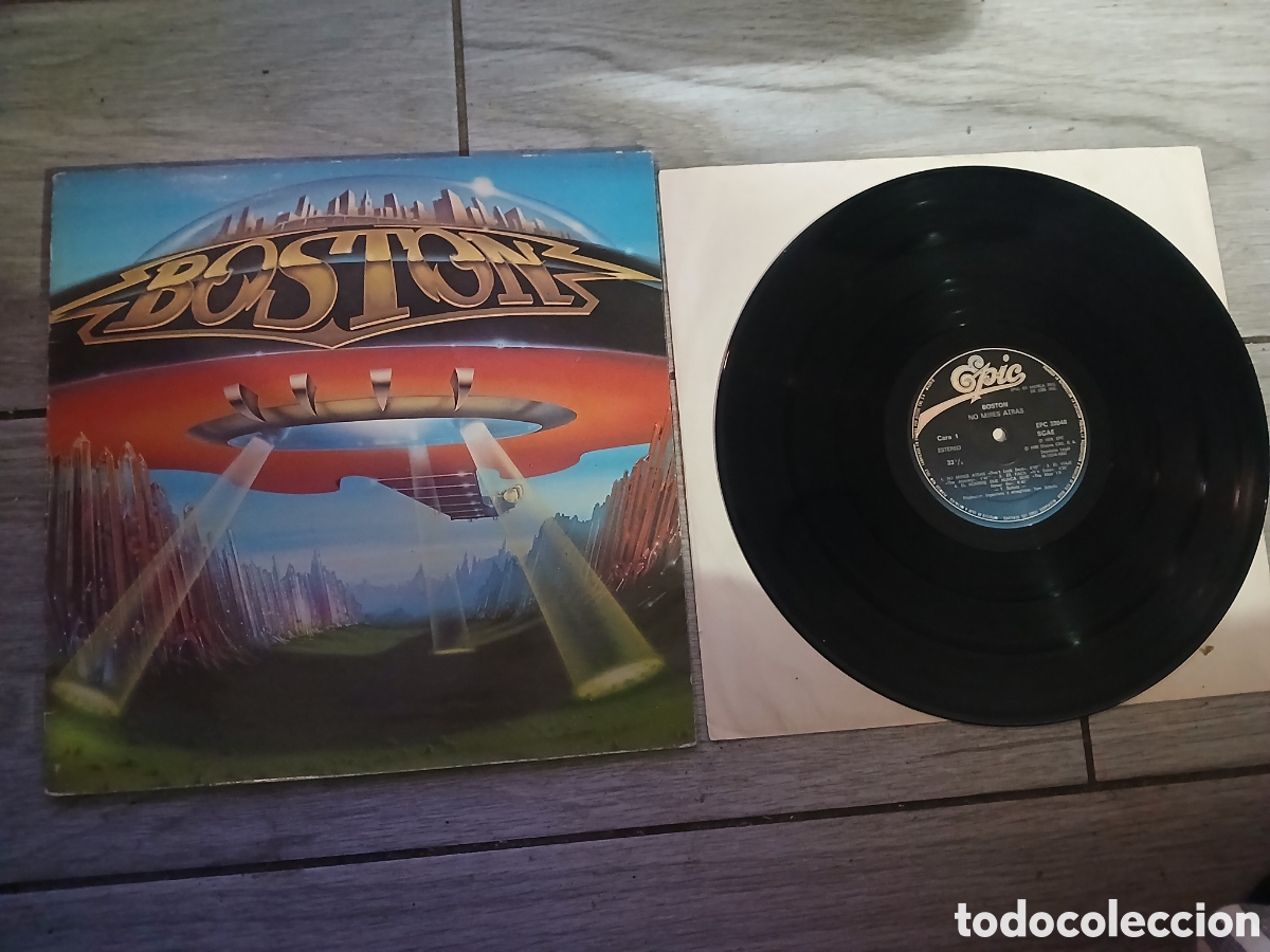 Discos de vinilo: BOSTON - NO MIRES ATRAS - SPAIN - EPIC - GATEFOLD - L - - Foto 1