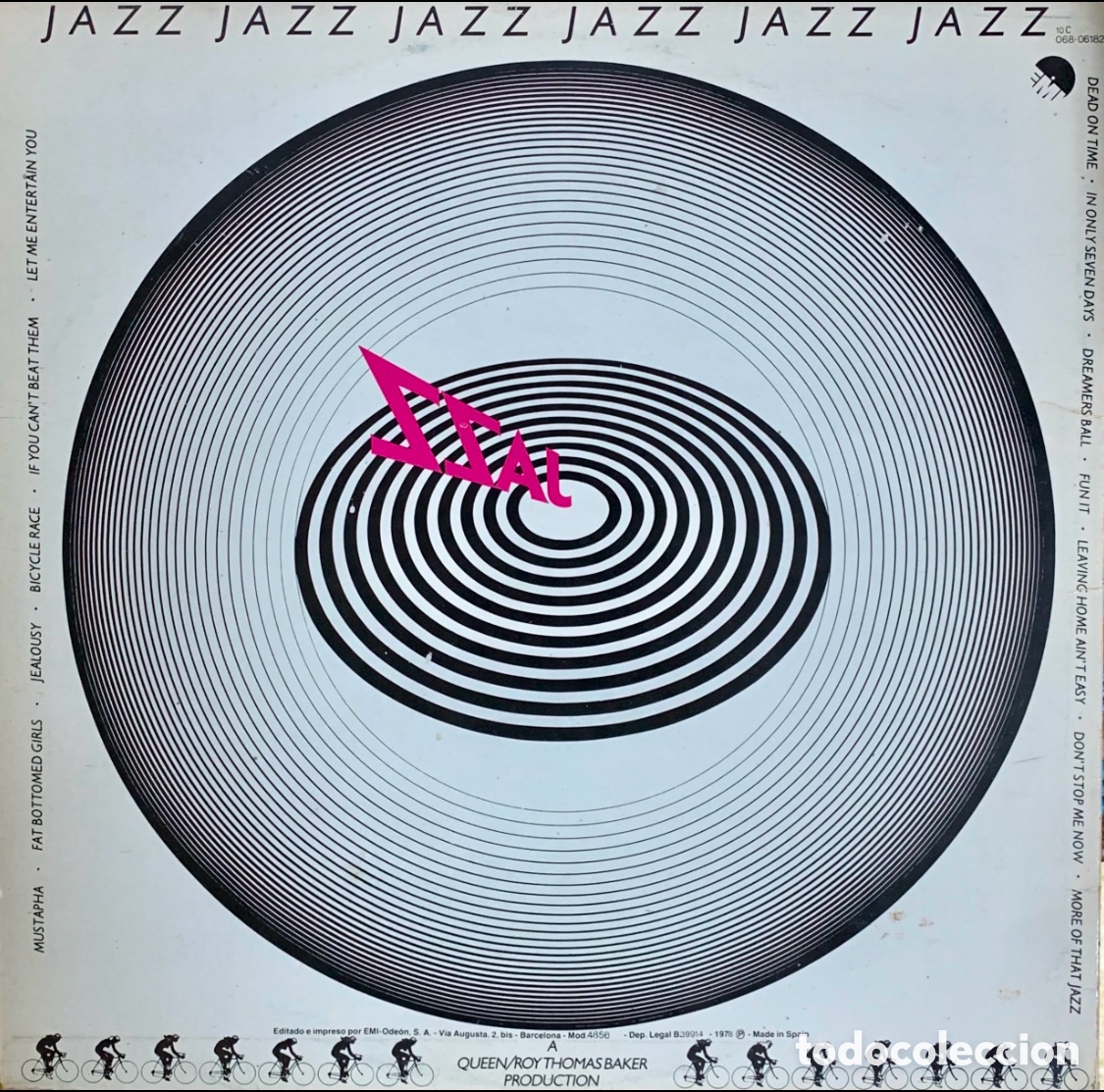 Discos de vinilo: Disco Vinilo LP. Queen. &ldquo;Jazz&rdquo;. 1978. - Foto 2