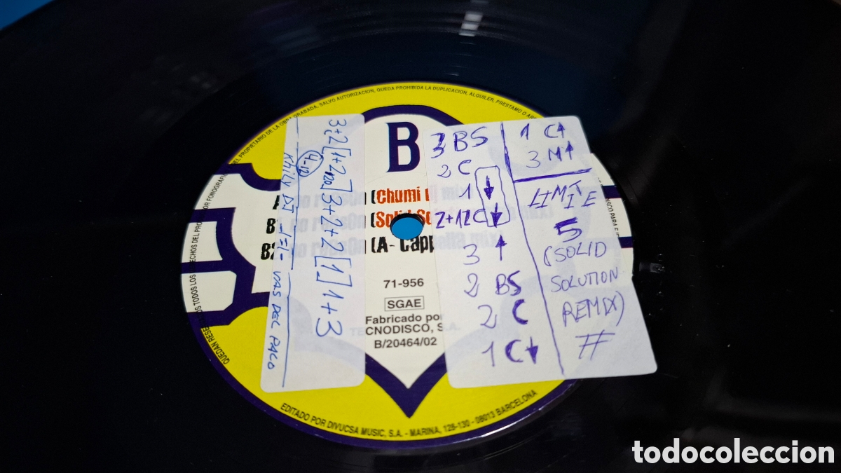 Discos de vinilo: LIMITE FIVE - CHUMI DJ PRESENT L&Iacute;MITE - Foto 3