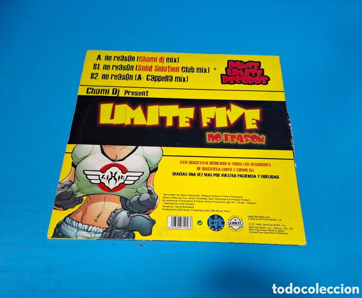 Discos de vinilo: LIMITE FIVE - CHUMI DJ PRESENT L&Iacute;MITE - Foto 9