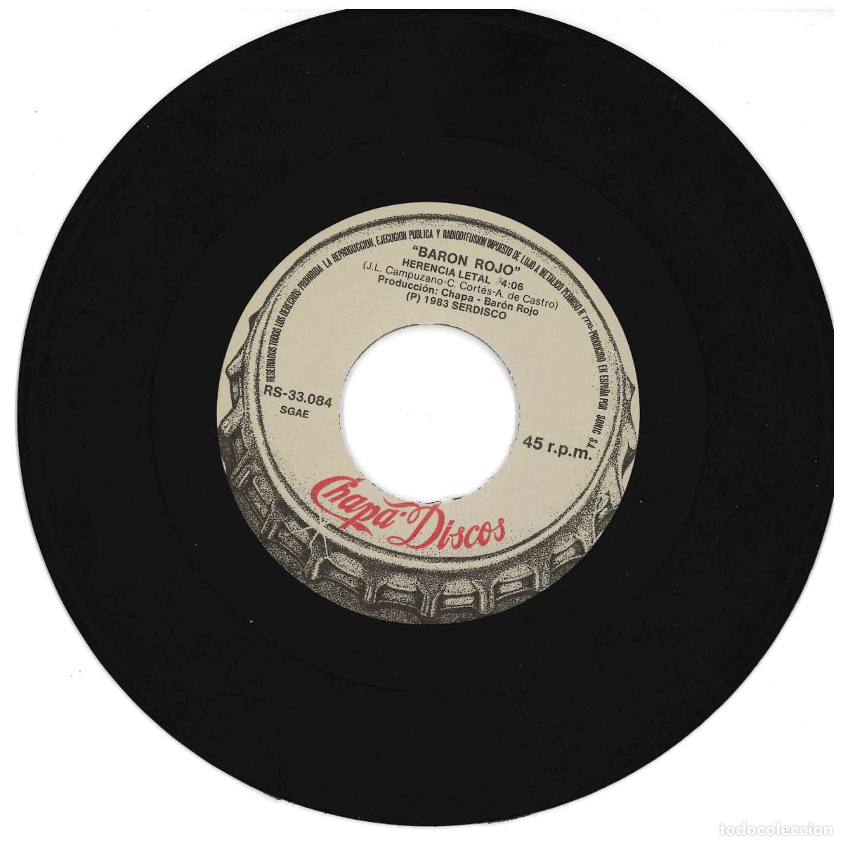 Discos de vinilo: Bar&oacute;n Rojo &ndash; Invulnerable / Herencia Letal - Foto 1