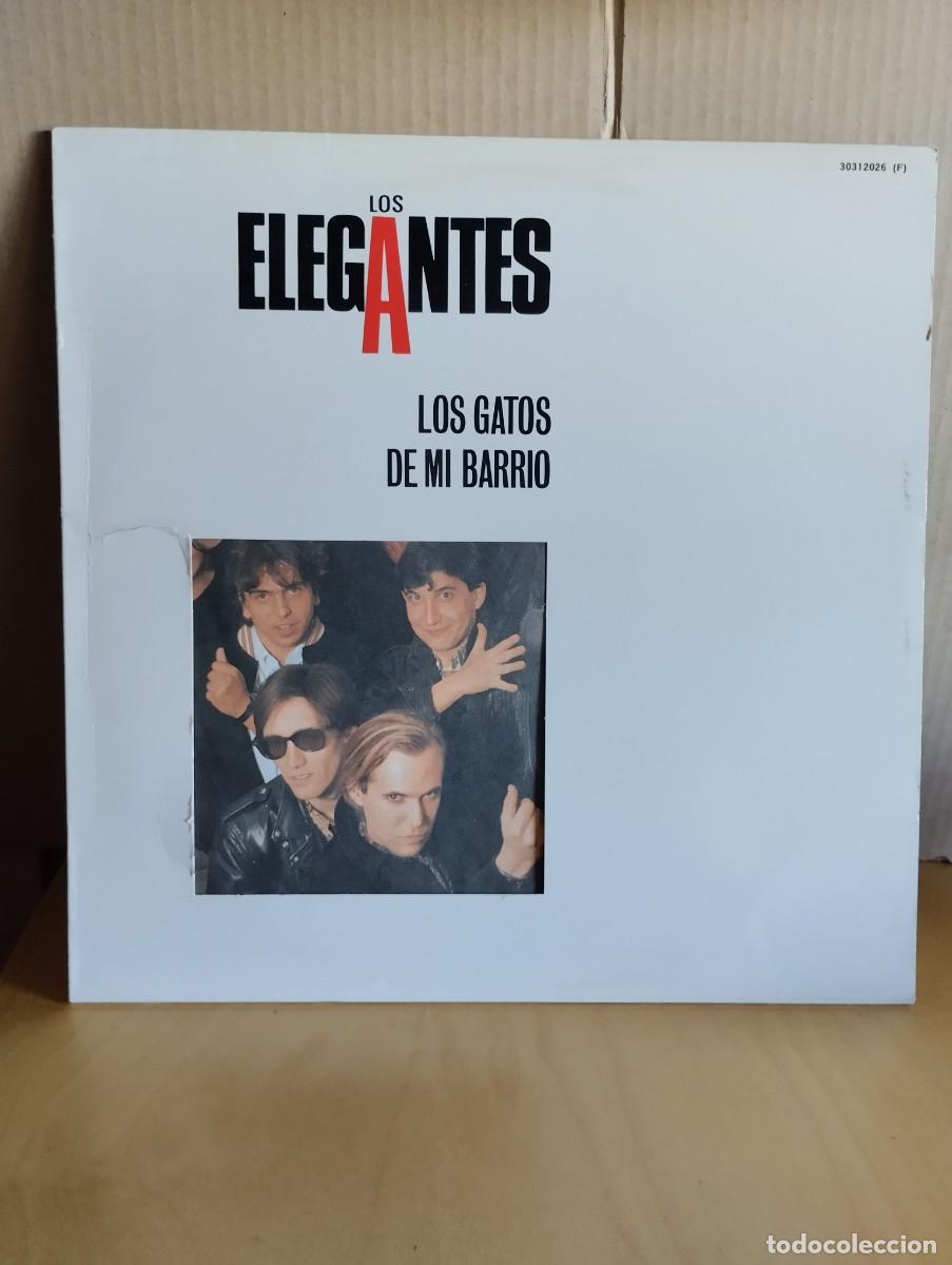 Discos de vinilo: LOS ELEGANTES ----- LOS GATOS DE MI BARRIO - Foto 1