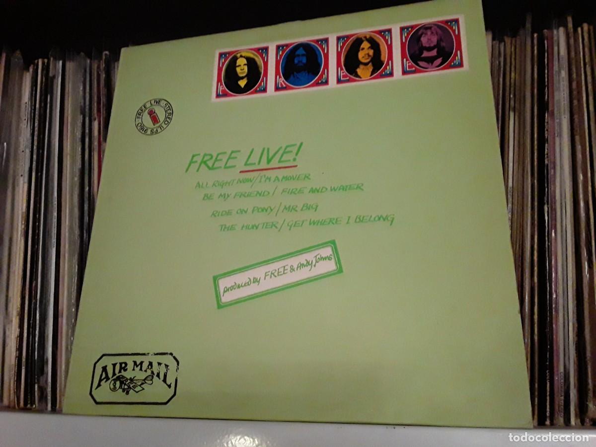 Discos de vinilo: Free &lrm;&ndash; Free Live - lp edic. spain 1990 - Foto 1