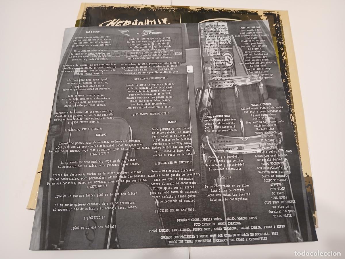 Discos de vinilo: CHERNOVILLE & KRANG -SPLIT CHERNOVILLE/KRANG- (2014) VINILO 10&rdquo; - Foto 6