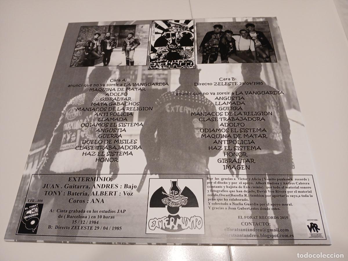 Discos de vinilo: EXTERMINIO -DEMO 84- (2015) LP DISCO VINILO - Foto 9