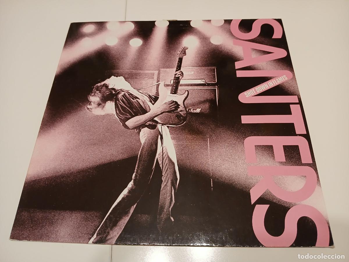 Discos de vinilo: SANTERS -SHOT DOWN IN FLAMES- (1981) LP DISCO VINILO - Foto 1