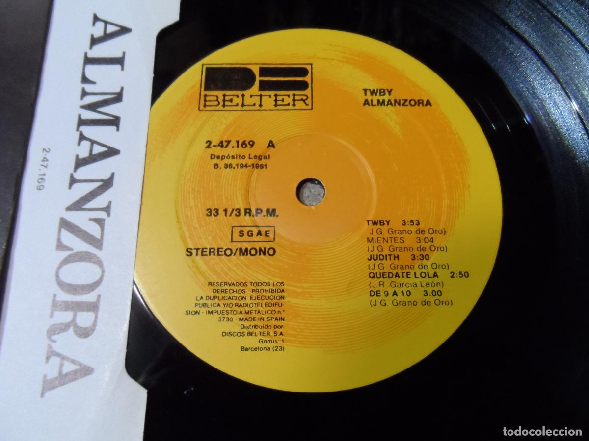 Discos de vinilo: ALMANZORA - TWBY (SPAIN 1981) - Foto 3