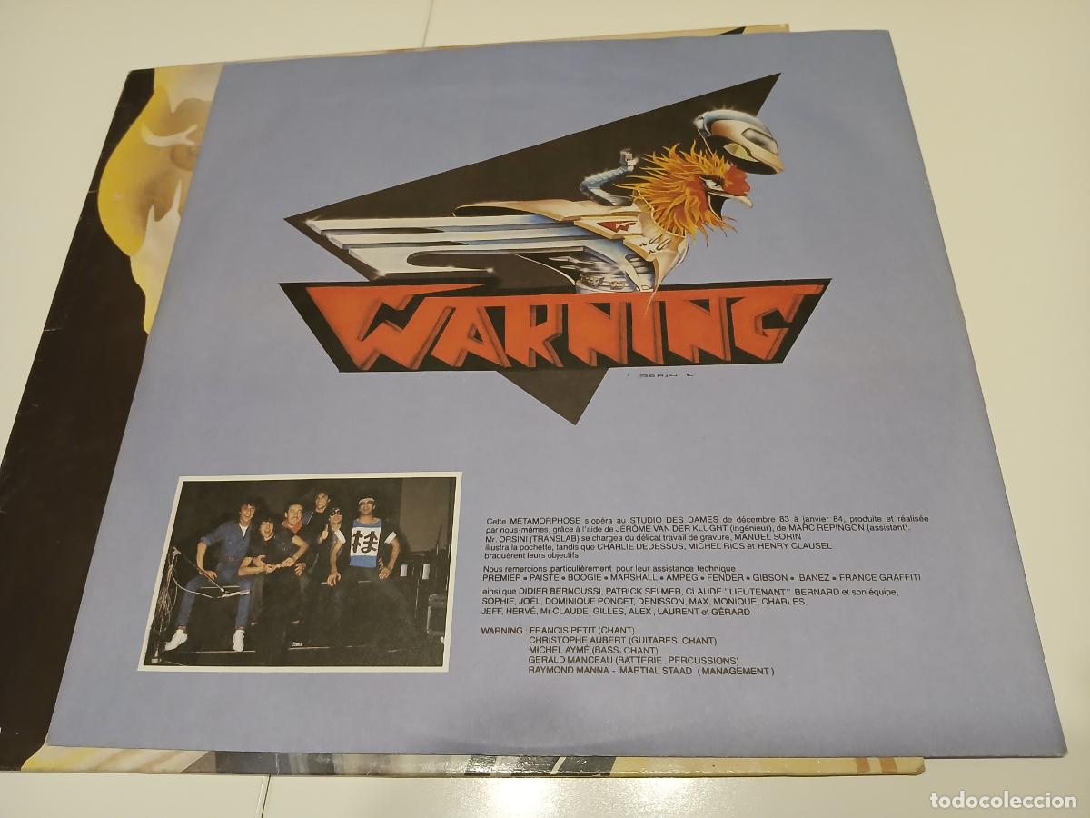 Discos de vinilo: WARNING -M&Eacute;TAMORPHOSE- (1984) LP DISCO VINILO - Foto 7