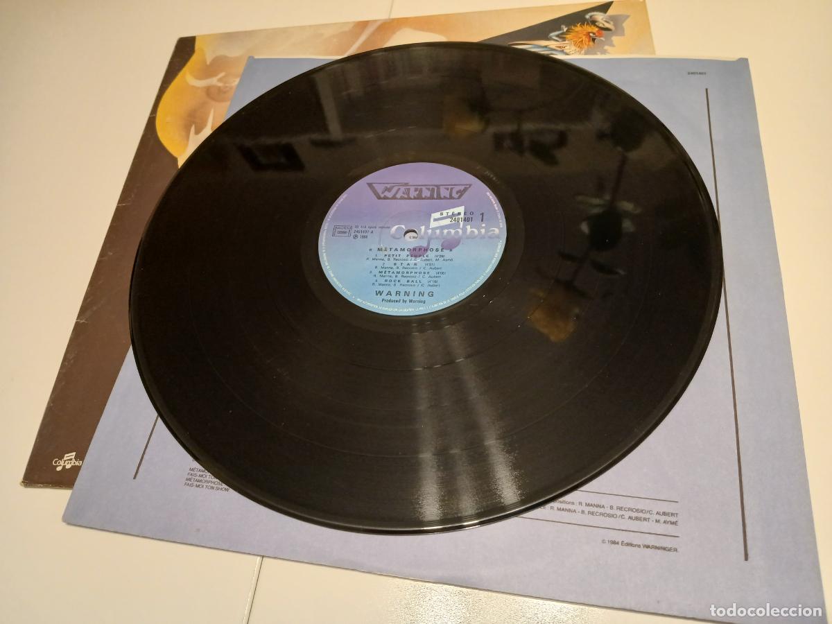 Discos de vinilo: WARNING -M&Eacute;TAMORPHOSE- (1984) LP DISCO VINILO - Foto 9
