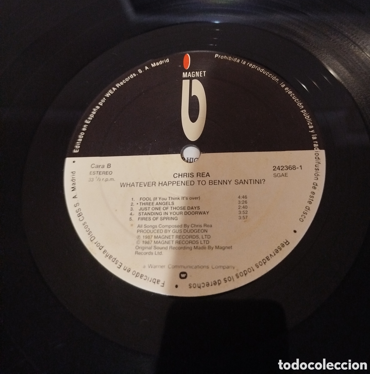 Discos de vinilo: Chris Rea - Whatever Happened To Benny Santini? - Foto 3