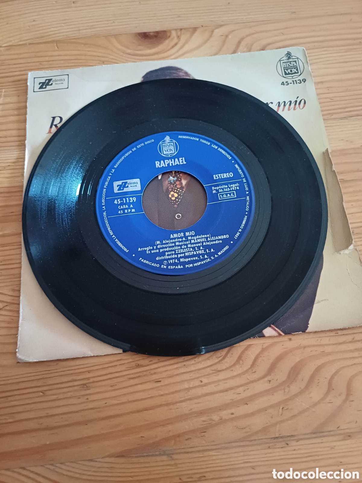Discos de vinilo: Raphael Amor mio - Disco Vinilo - Foto 3