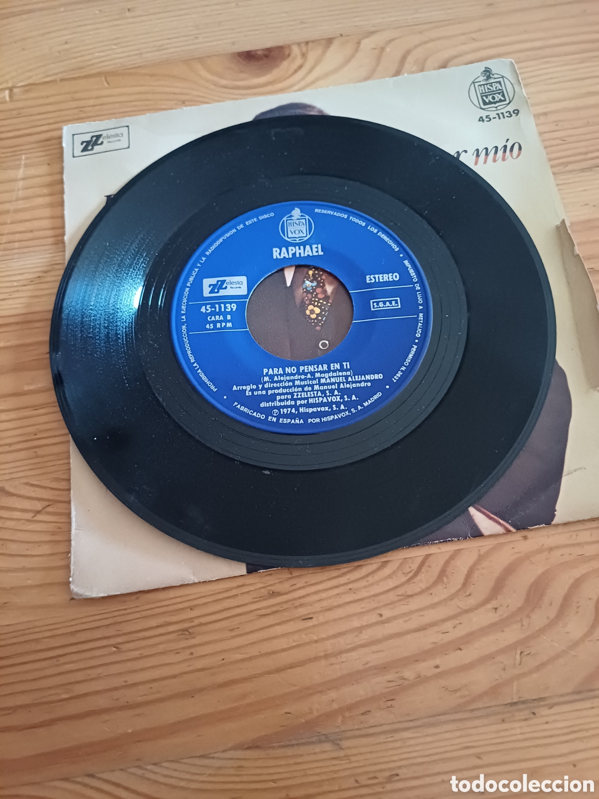 Discos de vinilo: Raphael Amor mio - Disco Vinilo - Foto 4