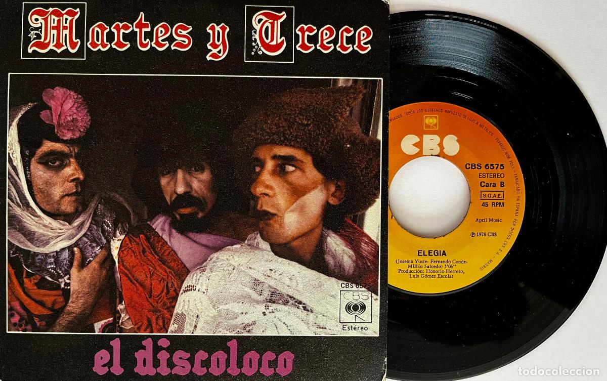 Discos de vinilo: MARTES Y TRECE, EL DISCOLOCO. SINGLE ORIGINAL ESPA&Ntilde;A 1978 COMO NUEVO - Foto 1