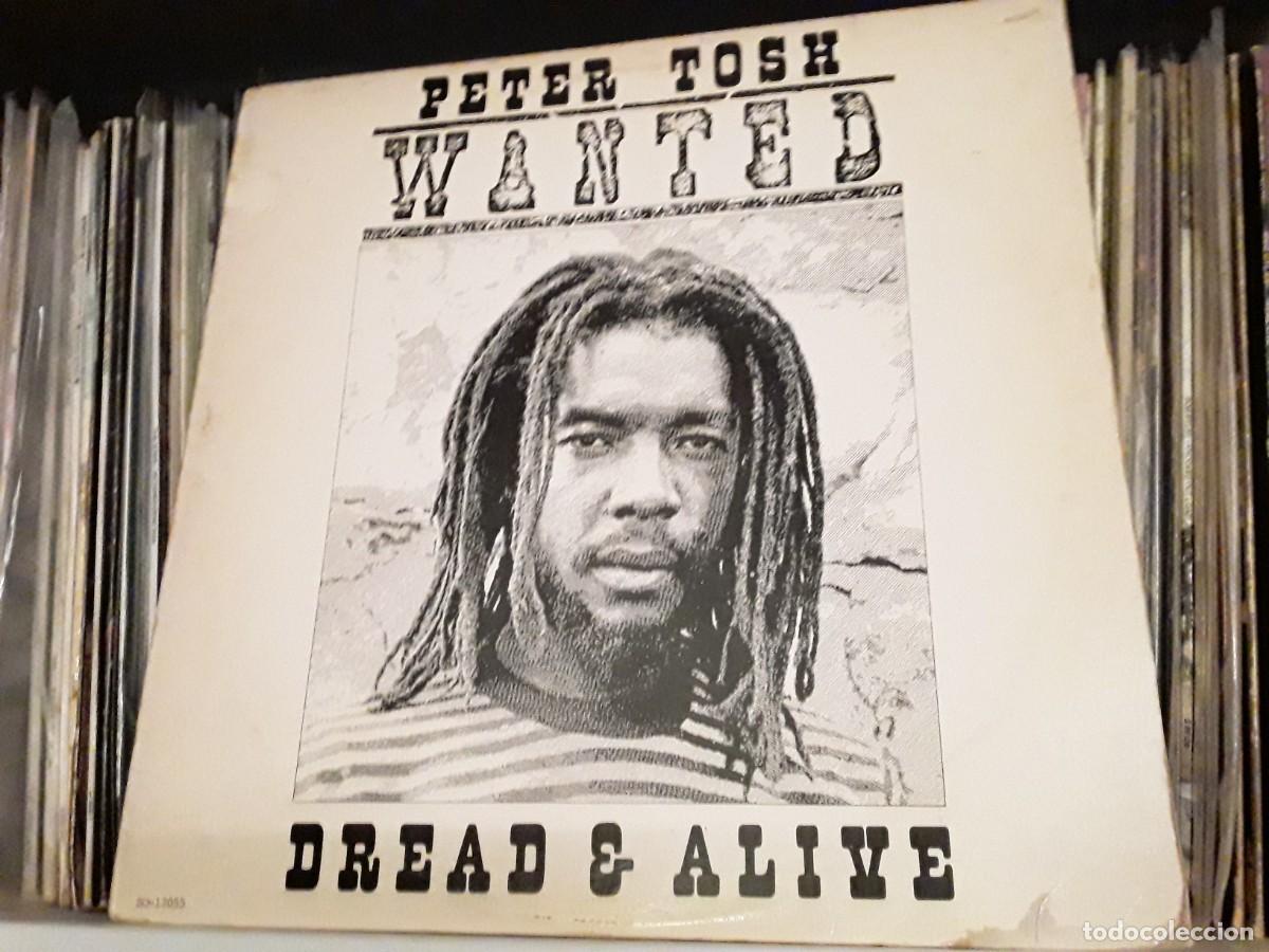 Discos de vinilo: Peter Tosh &lrm;&ndash; Wanted Dread & Alive - lp edic. usa 1981 - Foto 1