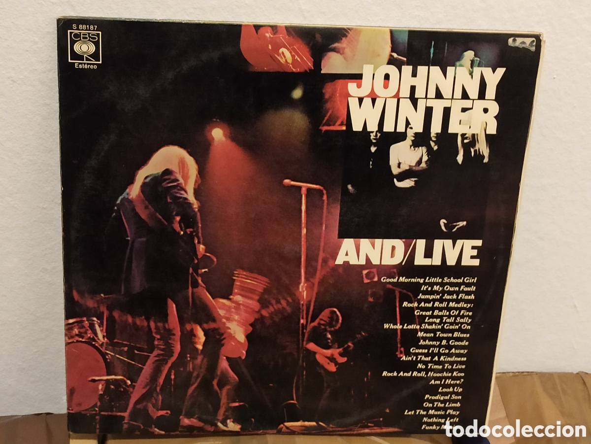 Discos de vinilo: Johnny Winter-And/Live 2 lps 1976 - Foto 1