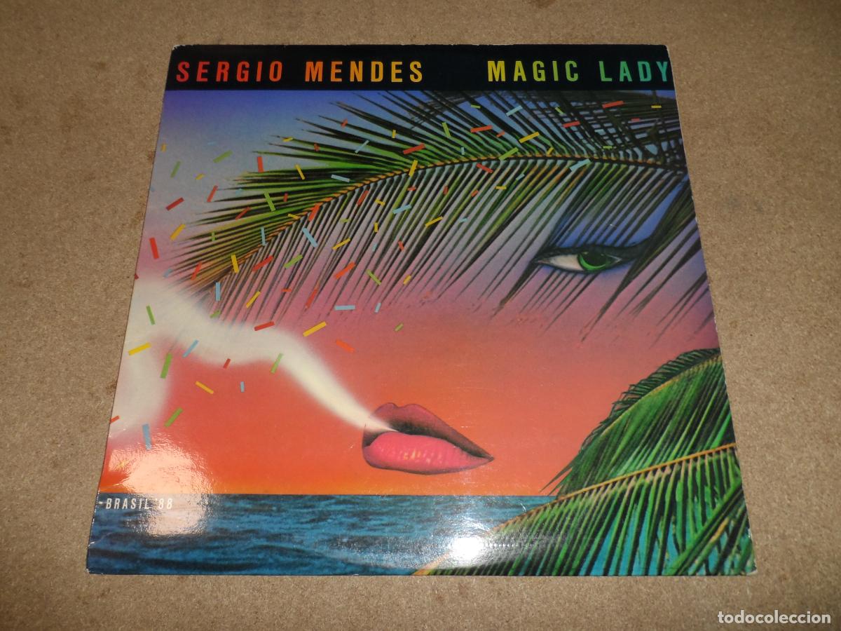 Discos de vinilo: SERGIO MENDES - MAGIC LADY (SPAIN 1979) - Foto 1