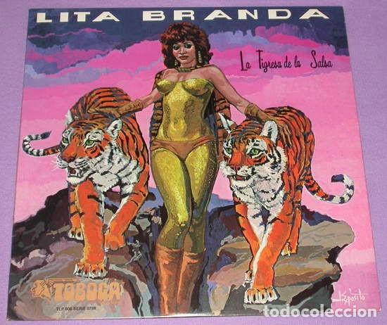 Vinyl-Schallplatten: Lita Branda &lrm;33t La Tigera De La Salsa (Toboga Records &lrm;&ndash; TLP 606 USA)