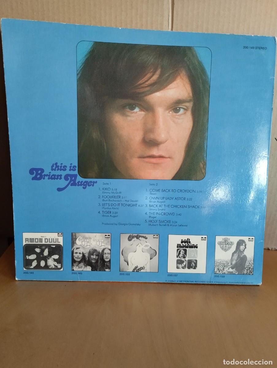 Discos de vinilo: BRIAN AUGER ----- THIS IS - Foto 2