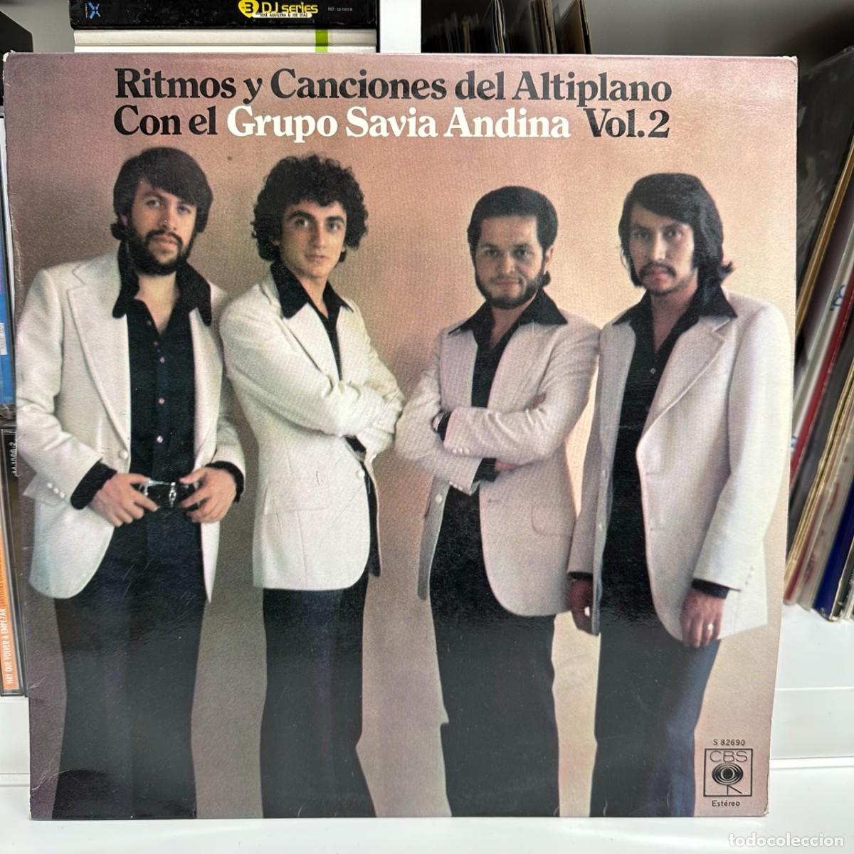 Disques de vinyle: Grupo Savia Andina - Ritmo Y Canciones Del Altiplano Con El Grupo Savia Andina Vol. 2 (LP)