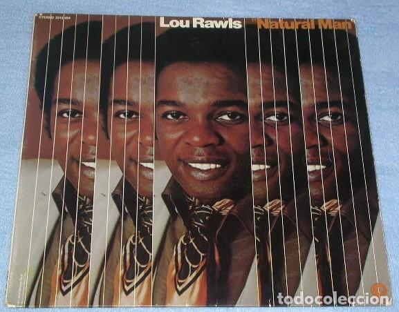 Discos de vinilo: lou rawls 3 LP natural man - Foto 1