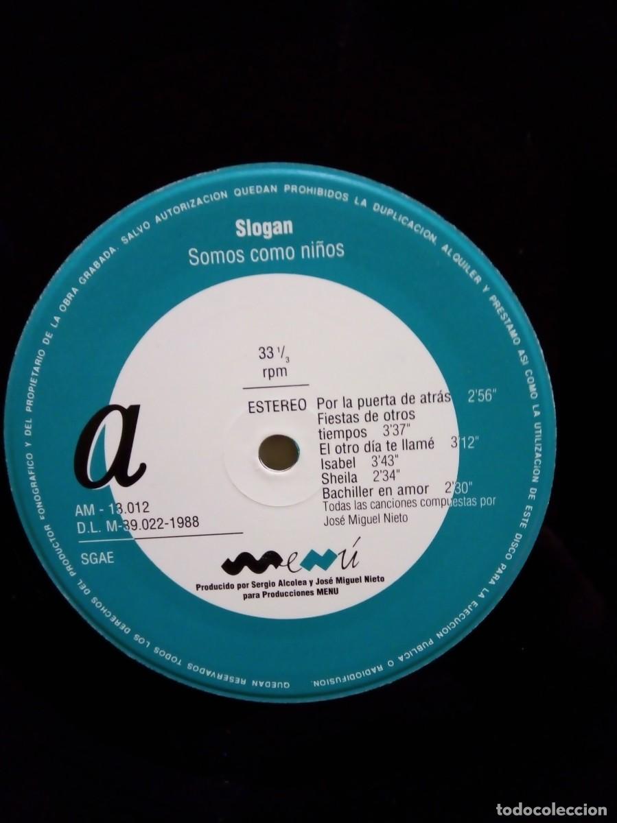 Discos de vinilo: Slogan, somos como ni&ntilde;os 1988. - Foto 3