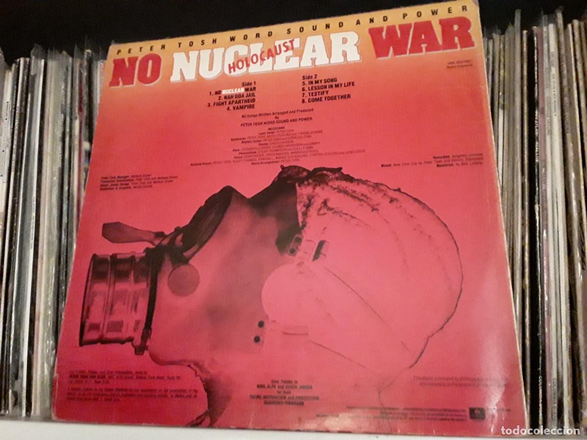 Discos de vinilo: Peter Tosh &lrm;&ndash; No Nuclear War - lp edic. brasil 1987 - Foto 2