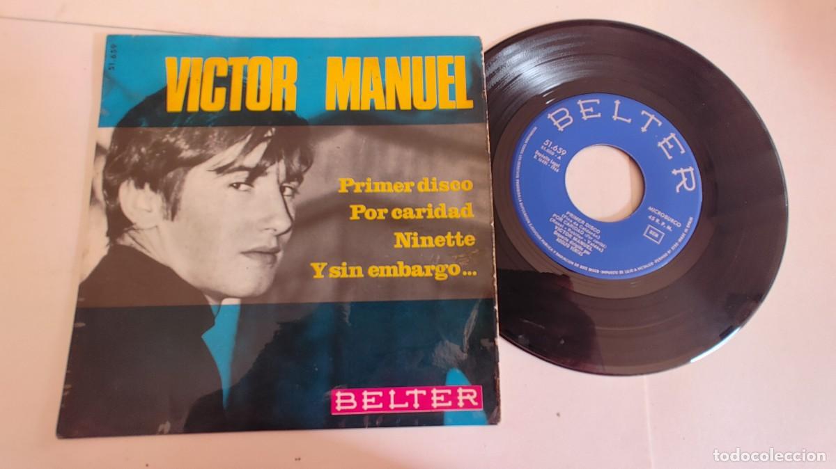 Discos de vinilo: VICTOR MANUEL-EP PRIMER DISCO +3 - Foto 1