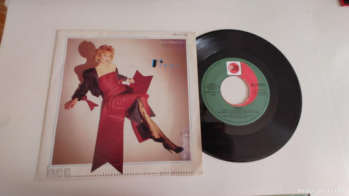Vinyl records: VIKKI-SINGLE LOVE IS-ZAFIRO 1985